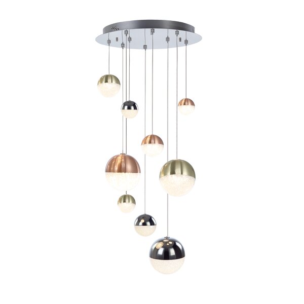 Fairmont Park Cluster Led Pendelleuchten Set Flammig Morales Wayfair De